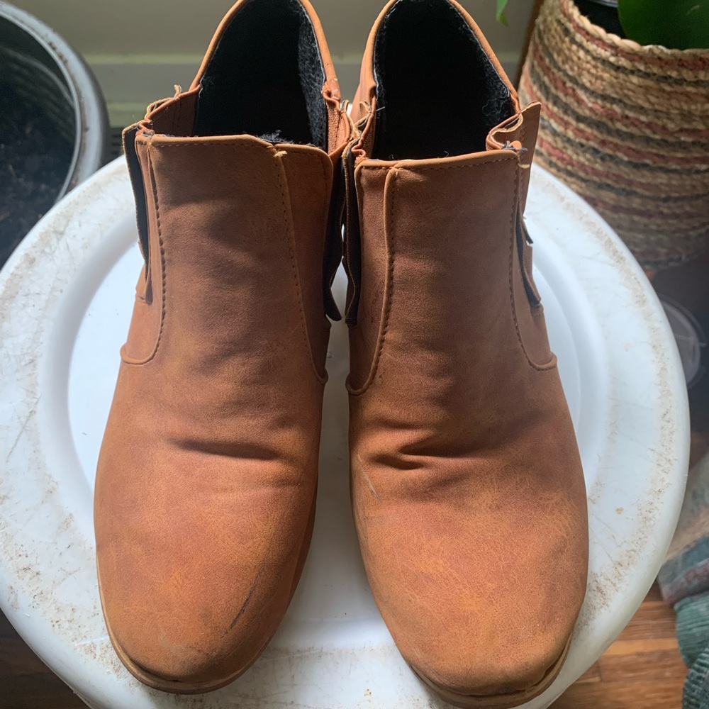 Tan Booties - Picture 4 of 7